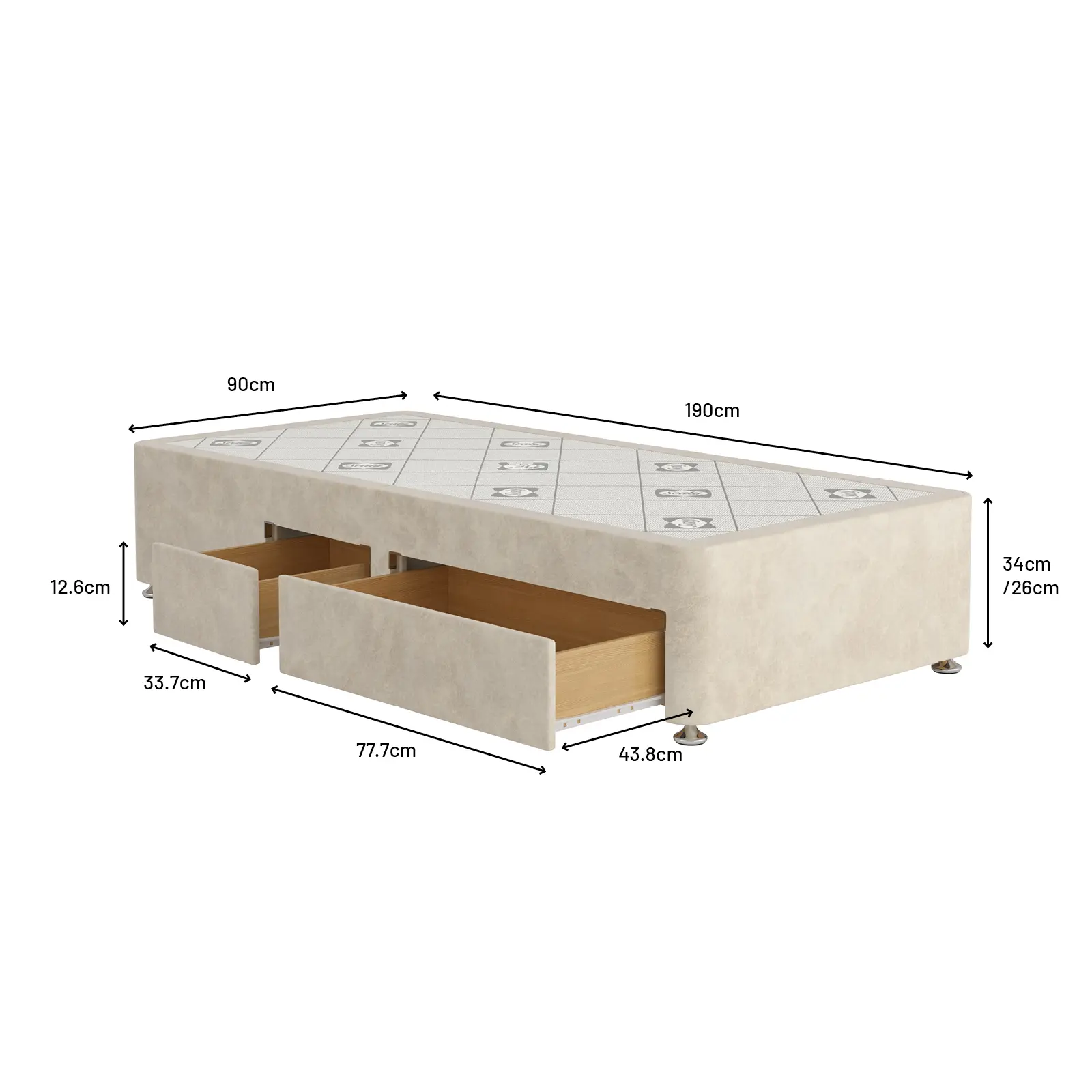 SL 2817 Divan Dimensions S-2+2Drw-1600x1600
