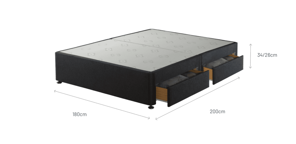 4 Drawer Divan Base Sealy