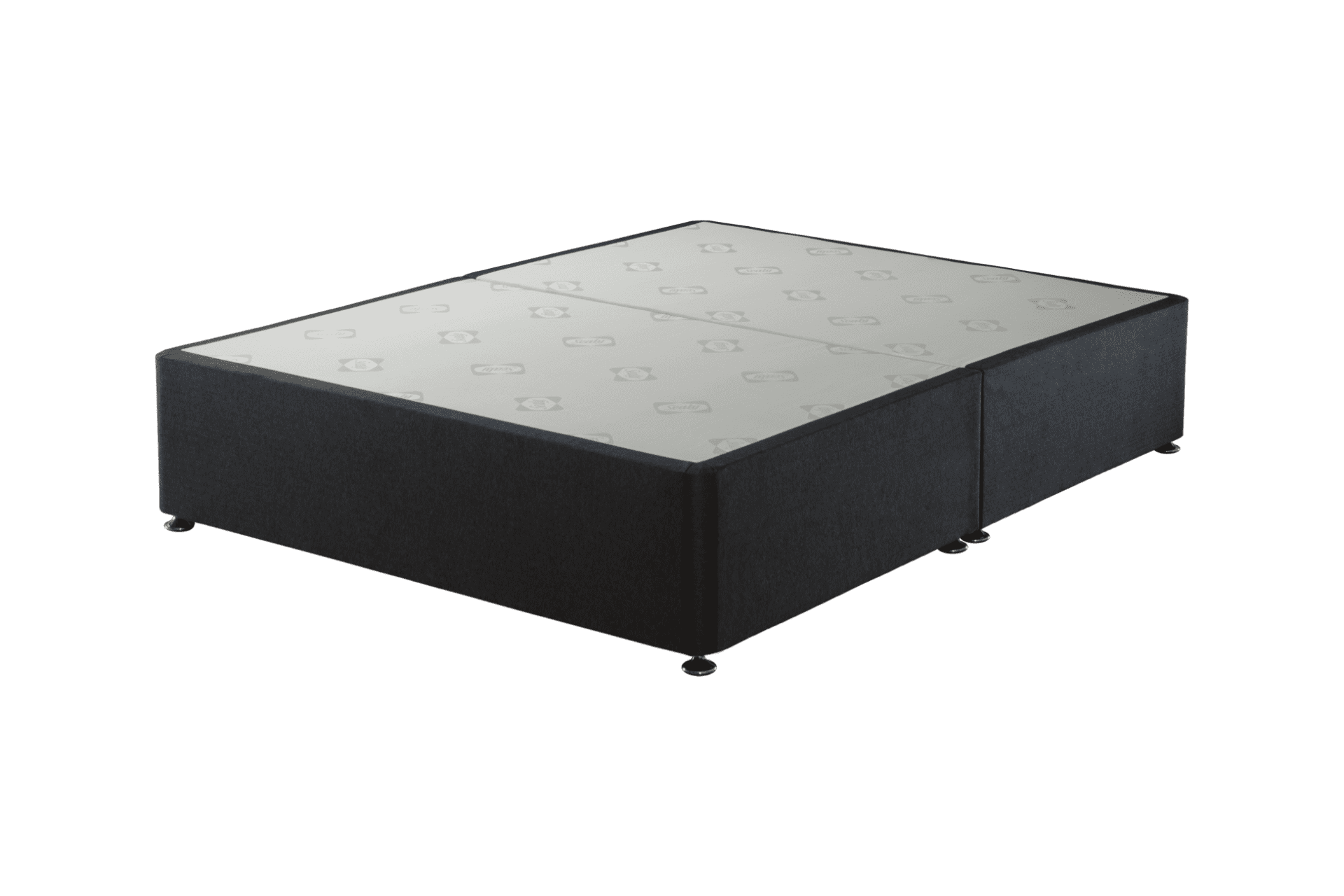 No Storage Dark Steel-Non Storage Divan Base