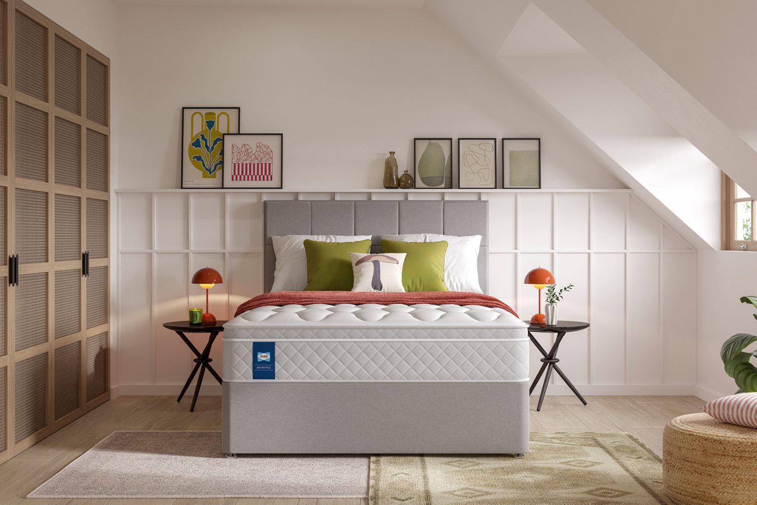 Advantage Gel Memory Supreme Deep Pillowtop Mattress Sealy