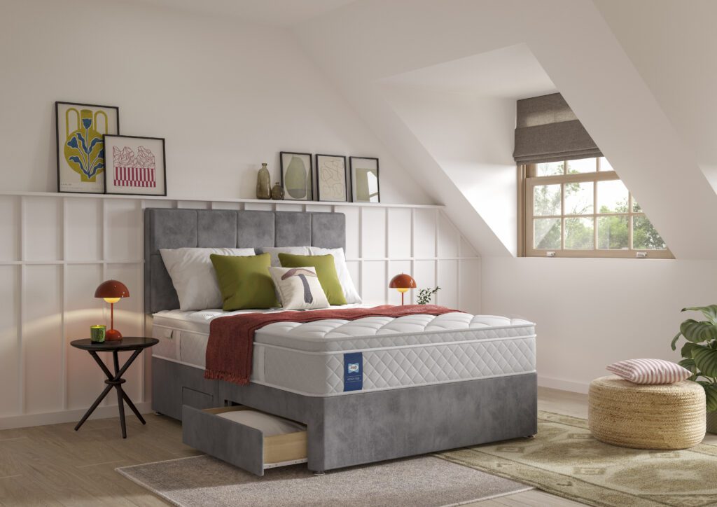Sealy posturepedic bijou hybrid king online mattress with adjustable base set
