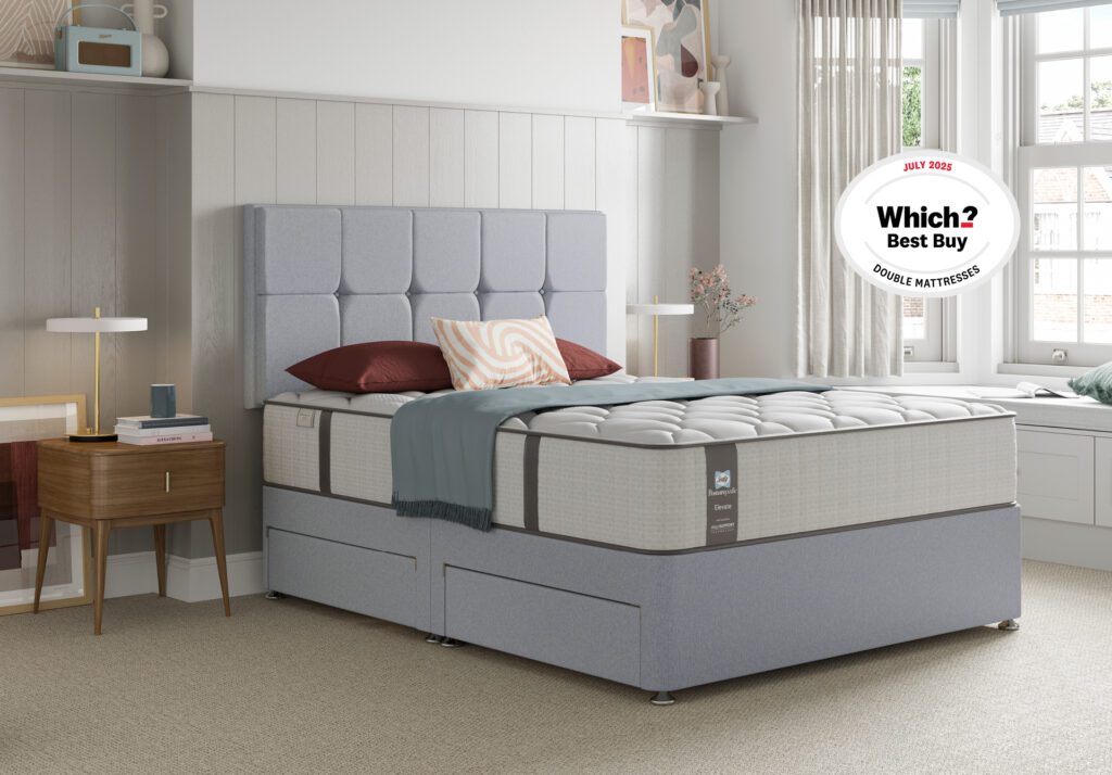 Sealy Posturepedic Elevate Blackwood has been awarded the prestigious Which? Best Buy