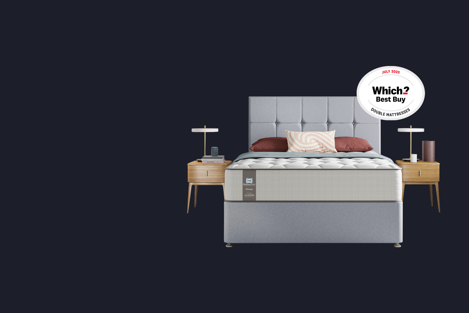 Sealy Elevate Blackwood Named a Which? Best Buy Mattress