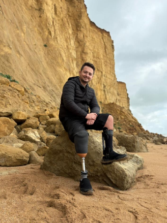 Steps Charity beneficiary enjoying better rest and recovery on a Sealy Elevate Ultra Daito Combination Mattress.