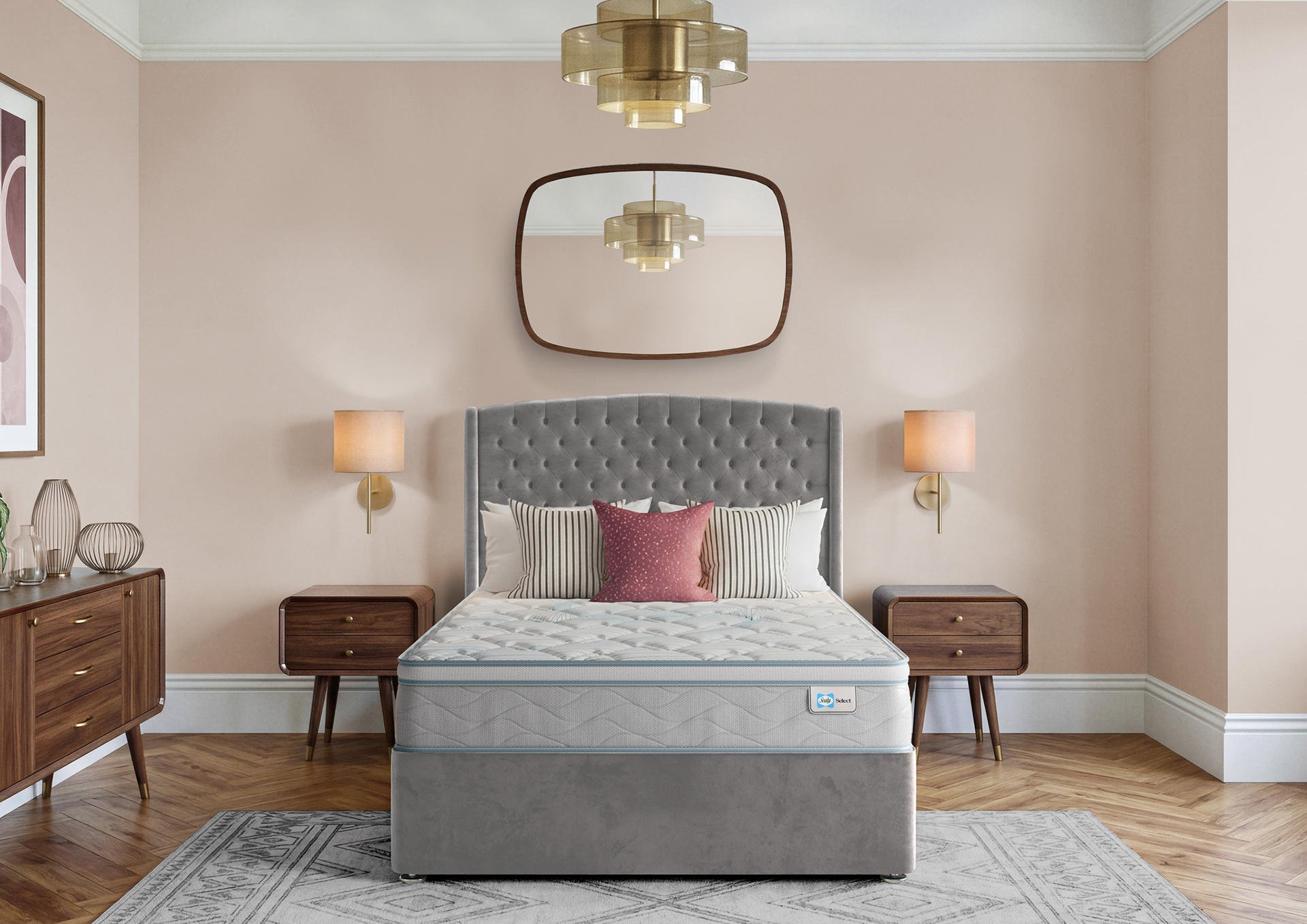 SELECT LUXE EXTRA FIRM BEDDING Front on 1920x1358 v1
